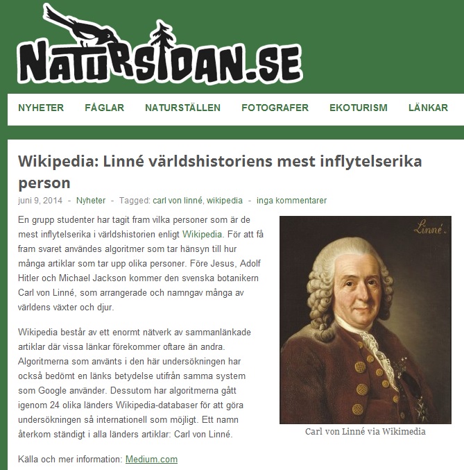 Wikipedia-Linné